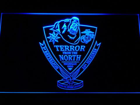 US Marine Corps 1st Battalion 24th Marines LED Neon Sign
